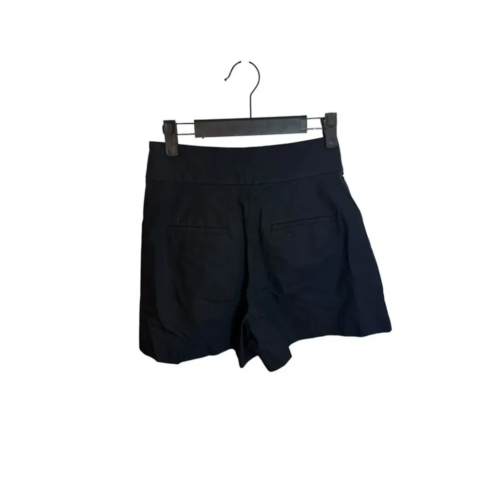 Nwt J.Crew Black Tie Waist Pleated Poplin Shorts